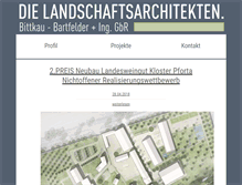 Tablet Screenshot of dielandschaftsarchitekten.de